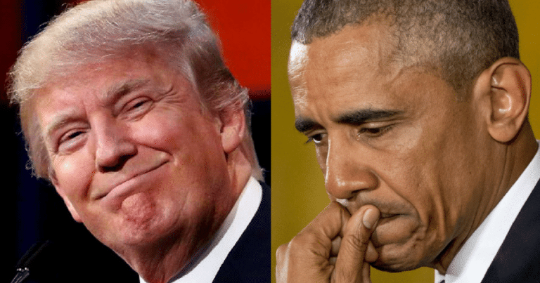 Trump Replaces Obama’s White House Portrait With Painting of Assassination Attempt Survival