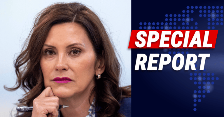 Whitmer’s Desperate Folder Fumble Shows What Democrats Really Think of Trump