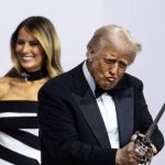 Trump Dances with Ceremonial Military Sword in Viral Moment from His Inaugural Ball