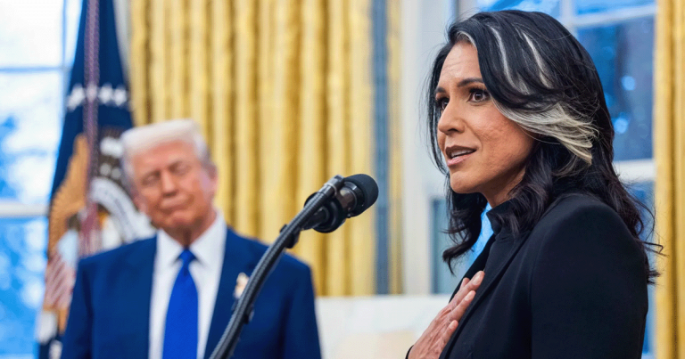 Tulsi Gabbard Outs 2 Deep State Officials, Calls on DOJ to Prosecutor Leakers