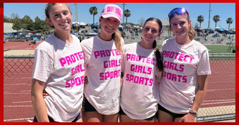 Young Woman Beaten by Trans Shows Him Up by Celebrating on Top of Podium