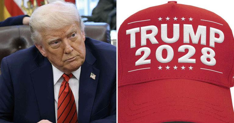 After Selling “Trump 2028” Hats, President Vows Not to Run for Third Term