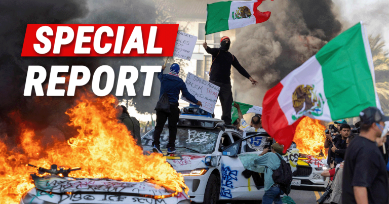 Liberal Groups Caught Distributing Helmets, Gas Masks to Los Angeles Anti-ICE Protesters