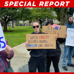 Democrats Under Fire as Children Filmed Cursing, Attacking Trump Effigy at “No Kings” Protests