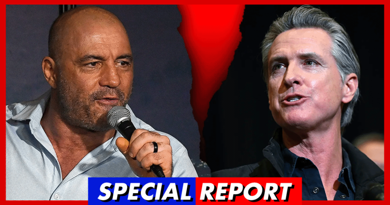 Gavin Newsom Drops F-Bomb When Joe Rogan Asks Question About COVID Vaccine Mandates