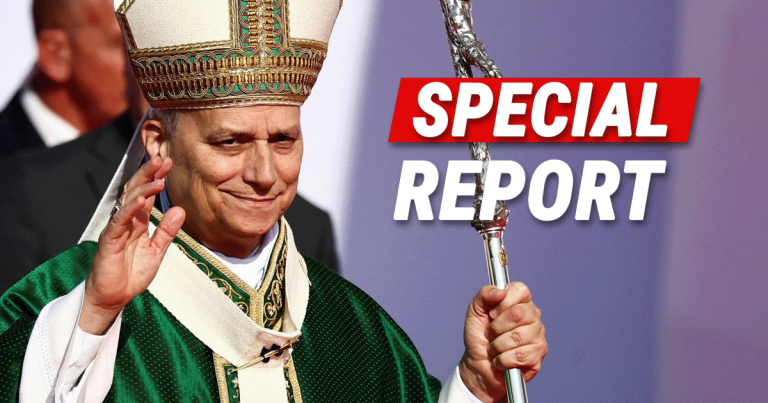 Pope Leo XIV Blesses Ice Block for ‘Climate Justice’ Drawing Conservative Backlash